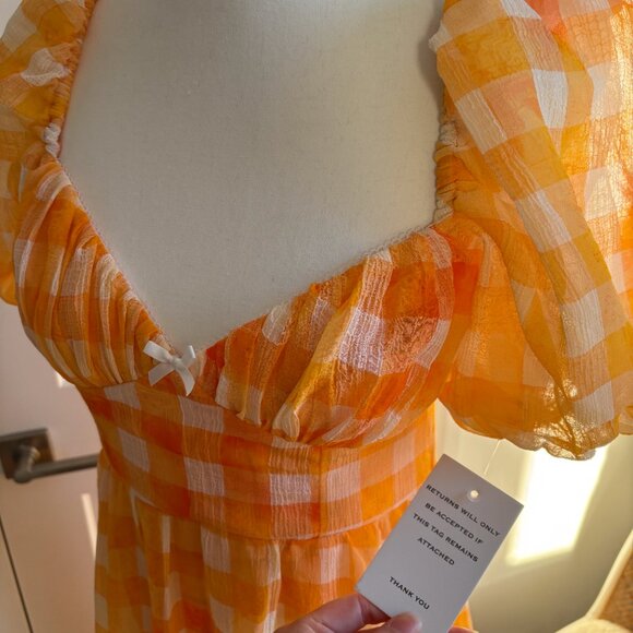 FOR LOVE & LEMONS | Mimosa Maxi Dress | Size M - Picture 4 of 7